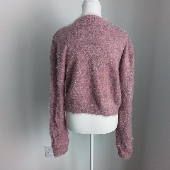 Chelsea Fuzzy Soft Sweater Pinkish-Mauve Size Large - Picture 2 of 6